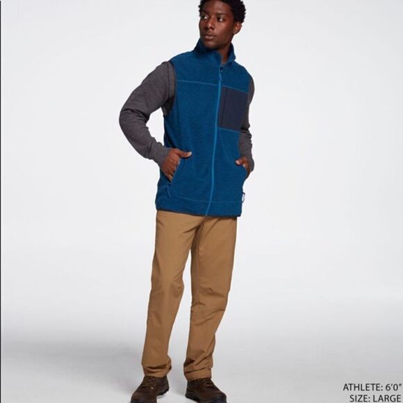 Alpine Design Men's Mountain Moss Fleece Vest - Picture 1 of 8